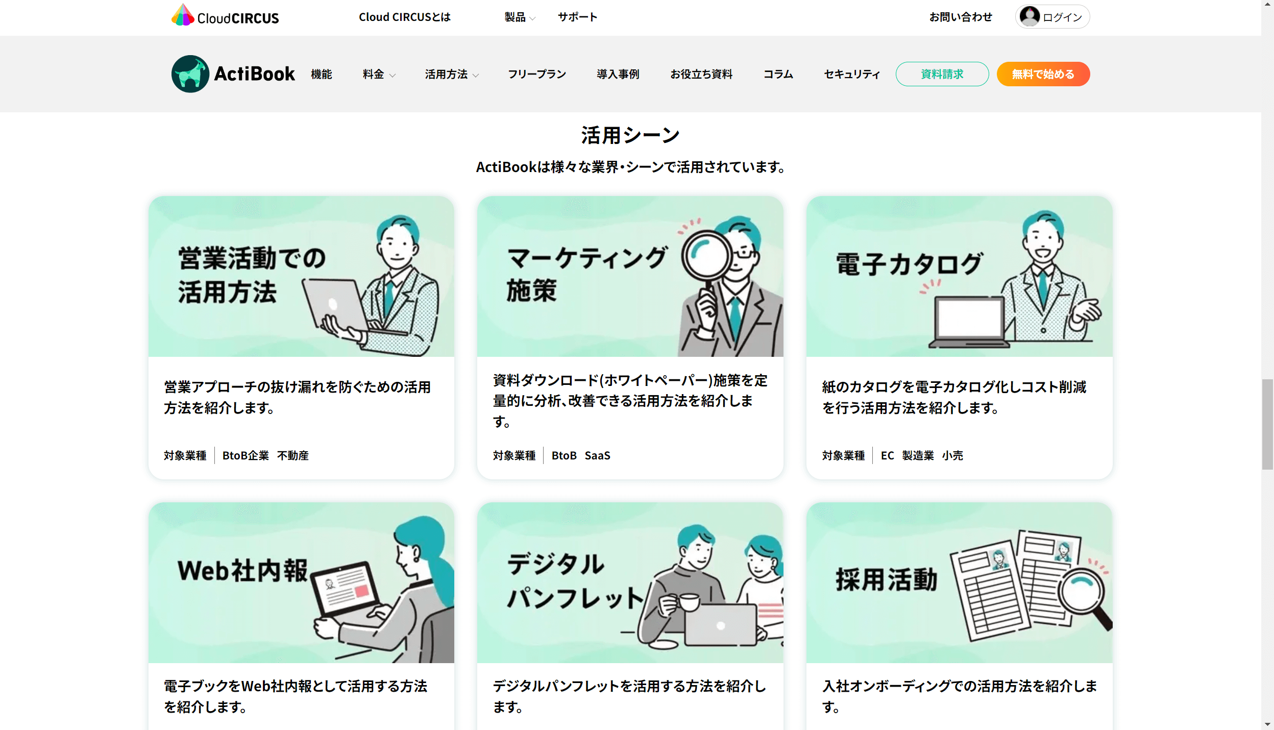 ActiBook「活用シーン」